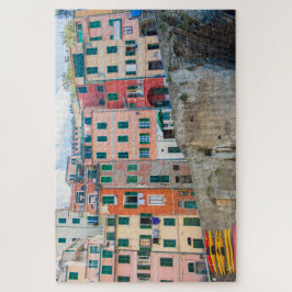 Manarola-gebouwen, Cinque Terre, Italië Legpuzzel