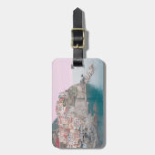 Manarola in Italië - Cinque Terre, Liguria Bagagelabel (Voorkant verticaal)