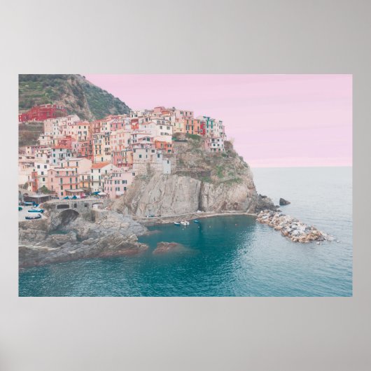 Manarola in Italië, Poster (Voorkant)