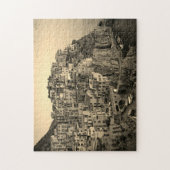Manarola in Sepia Tones - 11x14 - 252 pcs. Legpuzzel (Verticaal)