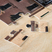 Manarola - Italia - Cinque Terre - 20x20 - 676 pc Legpuzzel (Zijkant)