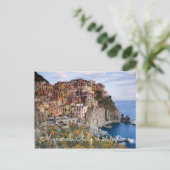 Manarola Italië bij de DagBriefkaarten van Briefkaart (Staand voorkant)