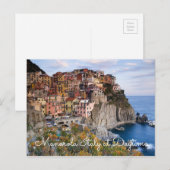 Manarola Italië bij de DagBriefkaarten van Briefkaart (Voorkant / Achterkant)