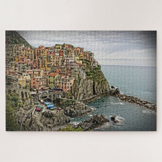 Manarola, Italië - Cinque Terre - 20x30 - pc 1014 Legpuzzel (Horizontaal)