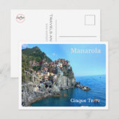 MANAROLA - Italië - Cinque Terre - PANORAMA Briefkaart (Voorkant / Achterkant)