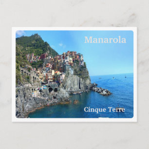 MANAROLA - Italië - Cinque Terre - PANORAMA Briefkaart