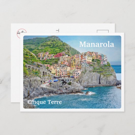 MANAROLA - Italië - CINQUE TERRE - uitzichten - Briefkaart (Voorkant / Achterkant)