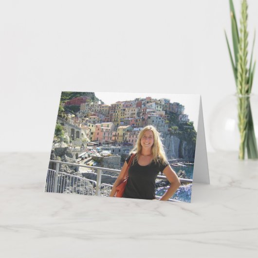 Manarola, Italië Feestdagen Kaart (Voorkant)