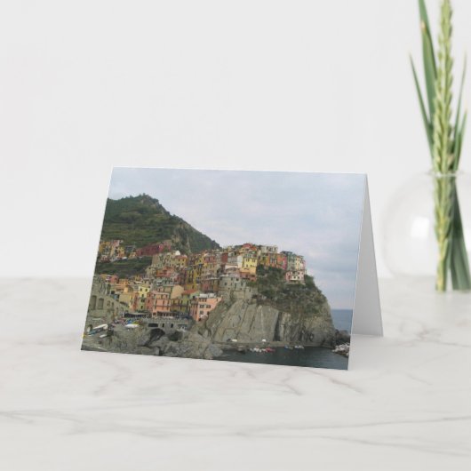 Manarola Italië Kaart (Voorkant)