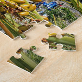 Manarola, Italië op afstand - Puzzle Legpuzzel (Zijkant)