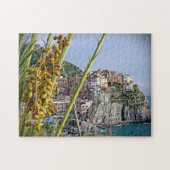 Manarola, Italië op afstand - Puzzle Legpuzzel (Horizontaal)