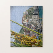 Manarola, Italië op afstand - Puzzle Legpuzzel (Verticaal)