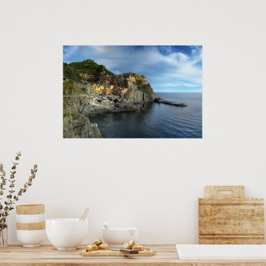 Manarola, Italië Poster (Keuken)