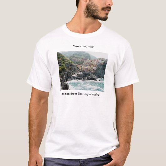 Manarola, Italië T-shirt (Voorkant)