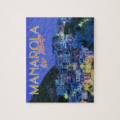 Manarola Italy Summer Travel Briefkaart Legpuzzel (Verticaal)