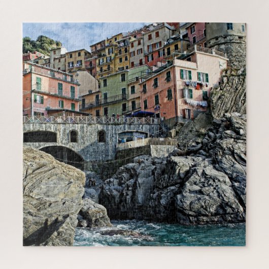 Manarola Italy Travel Adventure - 20x20 - 676 pcs Legpuzzel (Verticaal)