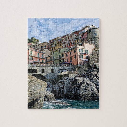 Manarola Italy Travel Adventure - 8x10 - 110 pc Legpuzzel (Verticaal)