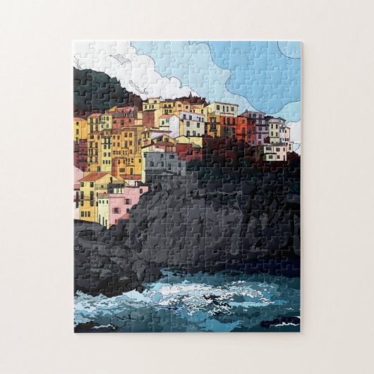 Manarola Legpuzzel (Verticaal)