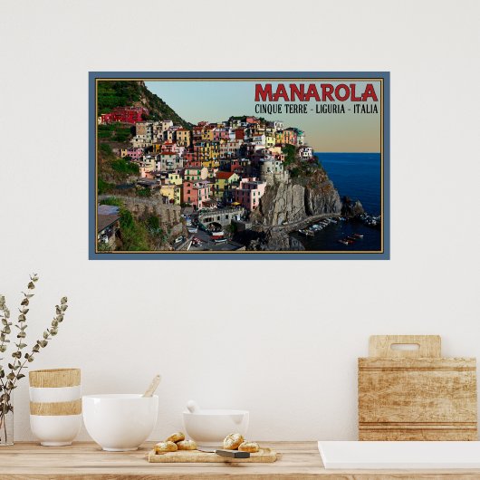 Manarola Poster (Keuken)