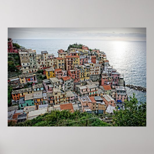 Manarola - Poster Cinque Terre - Italië (Voorkant)