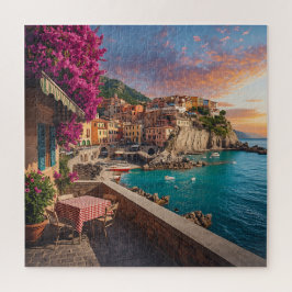 Manarola Sunset Terrace - Cinque Terre Italian Coa Legpuzzel