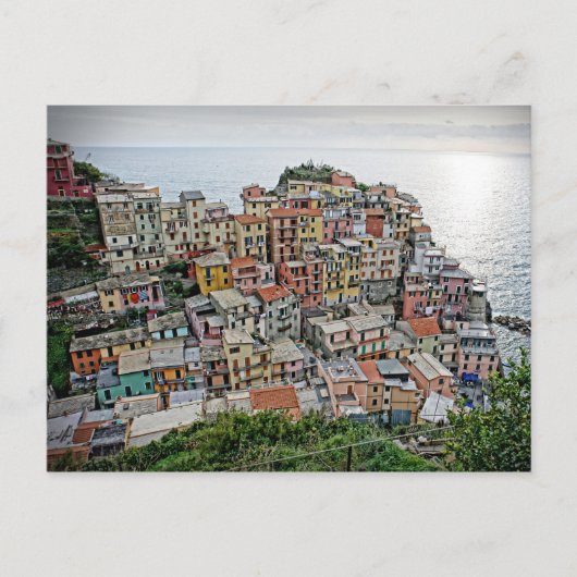 Manarola - The Cinque Terre - Italy Postcard Briefkaart (Voorkant)