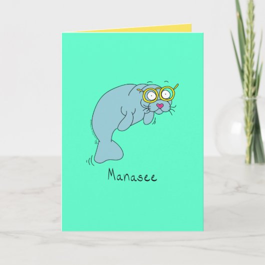 Manasee - Beheren met Wenskaart bril Kaart (Voorkant)