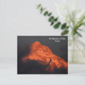 Manaslu Alpenglow Briefkaart (Staand voorkant)