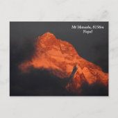Manaslu Alpenglow Briefkaart (Voorkant)