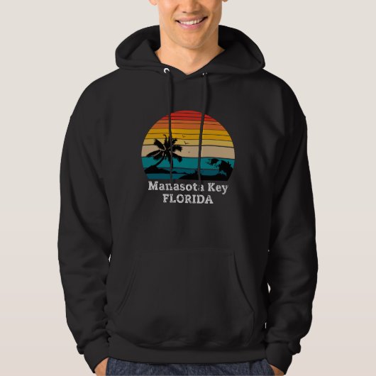 Manasota Key FLORIDA Hoodie (Voorkant)