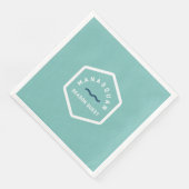 Manasquan Beach Badge Napkin Servet (Hoek)