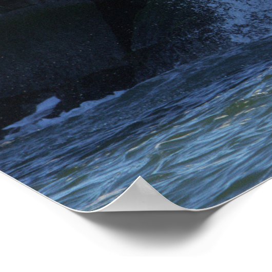 Manasquan Jetty Waves-Poster Poster (Hoek)