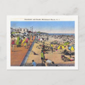 Manasquan, New Jersey, Boardwalk, Vintage Briefkaart (Voorkant)