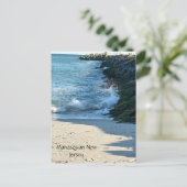 Manasquan New Jersey Jetty Briefkaart (Staand voorkant)