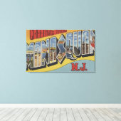 Manasquan, New Jersey - Large Letter Scenes 2 Canvas Afdruk (Insitu (Houten vloer))
