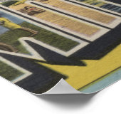 Manasquan, New Jersey - Large Letter Scenes 2 Poster (Hoek)