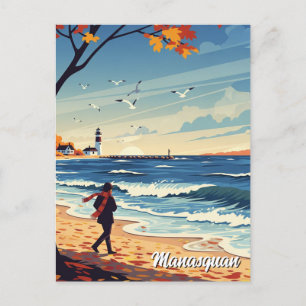  Manasquan New Jersey Reizen Briefkaart