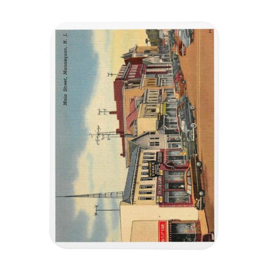 Manasquan NJ, Main St,  Magneet (Verticaal)