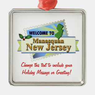 Manasquan NJ Metalen Ornament