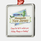 Manasquan NJ Metalen Ornament (Links)