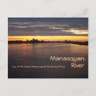 Manasquan River op Dawn Briefkaart