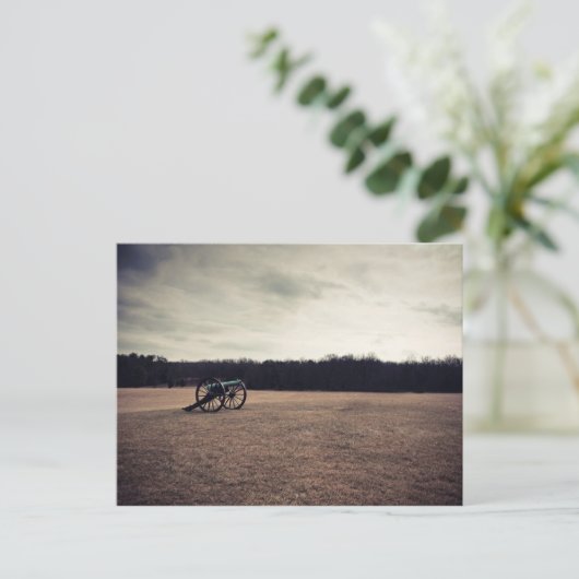 Manassas Battlefield Cannon Briefkaart (Staand voorkant)