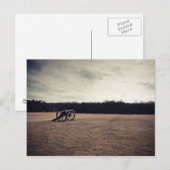 Manassas Battlefield Cannon Briefkaart (Voorkant / Achterkant)