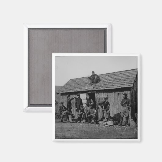 Manassas Battlefield Eerste slag Burgeroorlog Magneet (Voorkant / Achterkant)