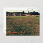 Manassas, VA Briefkaart (Voorkant / Achterkant)