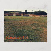 Manassas, VA Briefkaart (Voorkant)