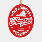 Manassas, Virginia Keramisch Ornament (Rechts)