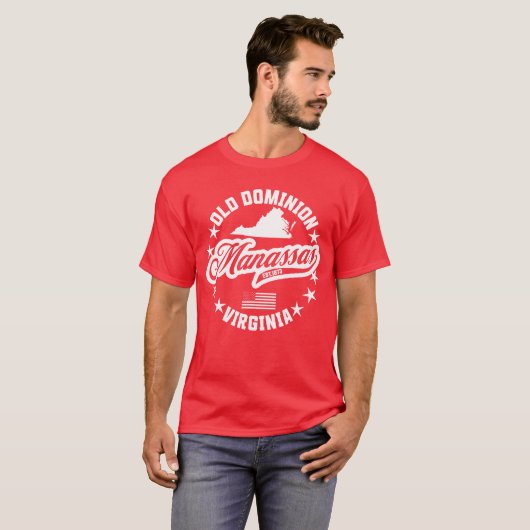 Manassas, Virginia T-shirt (Voorkant volledig)