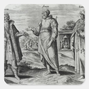 Manasseh Amon en Josiah Vierkante Sticker