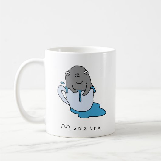 Manatea | Funny Comic Tea Mok (Links)